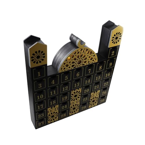 Calendrier de l'Avent en bois LED pour éviter le jetable - 4