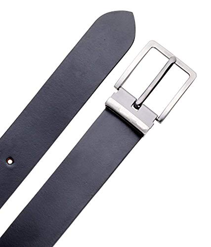 Image of ZORO Men's Genuine leather Black Belt for mens - Casual, Formal belt for men, Black color TMBK-09