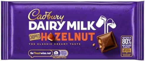 Cadbury Dairy Milk Bar, Chopped Nut, 95 g