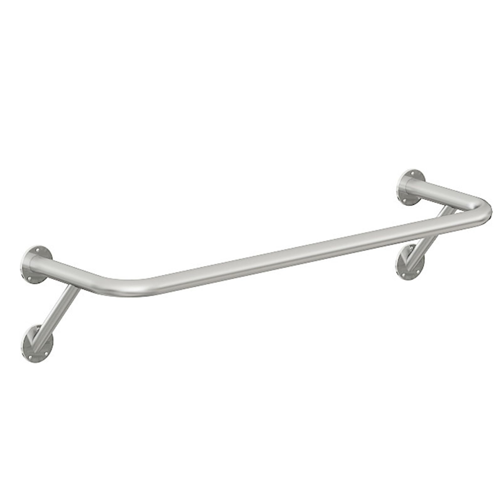 Perchero de Pared, Barra Moderna para Colgar Ropa, Perchero Comercial, de estantes para Colgar Ropa de Acero Inoxidable para Uso Comercial, Barra para Ropa de lavandería, Organizador