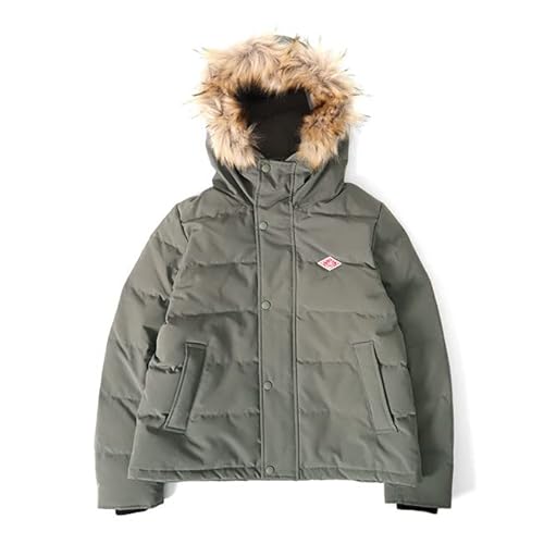[ダントン] ファー付 キルティング ショートダウンジャケット DT-A0007 LAS レディース【M-LT.OLIVE】