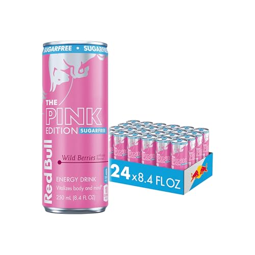 Image of Red Bull Sugarfree Energy Drink, Wild Berries, Pink Edition