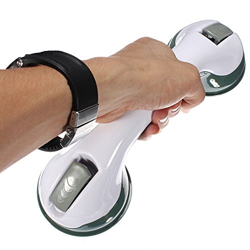 ungfu Mall 1 pc antideslizante mango montado en la pared reposabrazos asas baño Grab Bar con ventosa