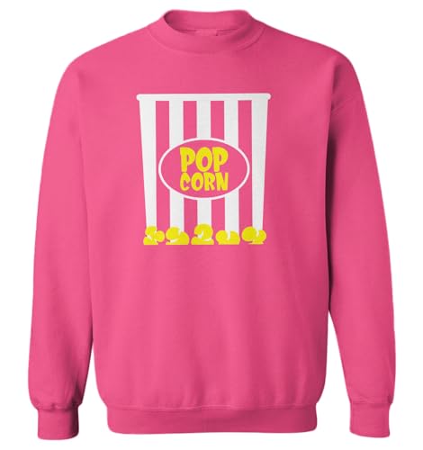Popcorn - Movie Night Outfit Toddler Fleece Crewneck Sweater