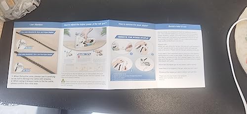 Bamda Staple Gun with 1200 Staples - 3 in 1 Staple Gun Heavy Duty for Wood , Adjustable strength and Durable, Manual Staples for Wall, Cable Tacking, Decoration DIY, Nail Guns for Wood 11 Bamda Staple Gun with 1200 Staples - 3 in 1 Staple Gun Heavy Duty for Wood , Adjustable strength and Durable, Manual Staples for Wall, Cable Tacking, Decoration DIY, Nail Guns for Wood - Image 11