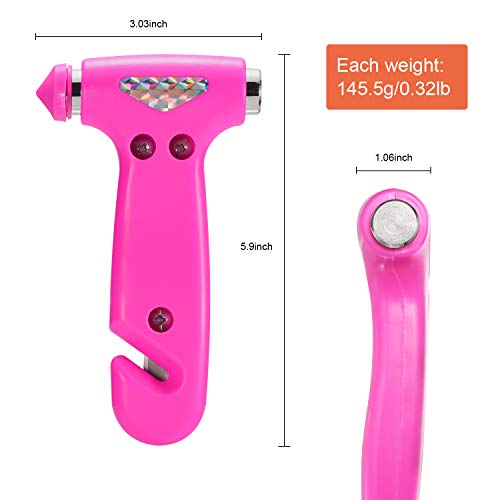 image for THINKWORK Car Safety Hammer Gift for Women, Three-in-One Tool with Win