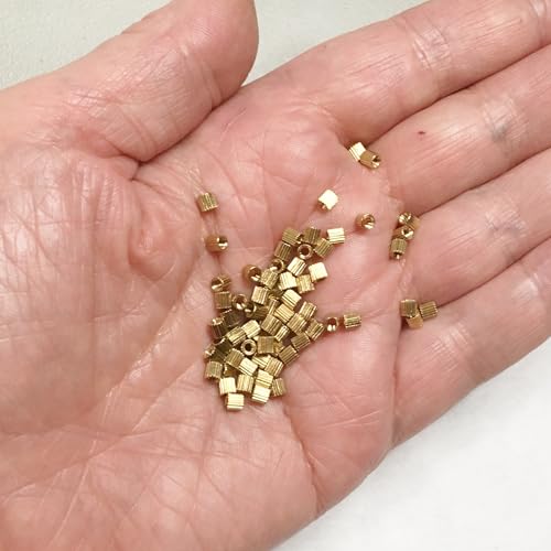 M01289-50 MOREZMORE 50pc Brass Joint Tension Regulators M2x3mm for Ball and Socket Stop Motion Puppet Armature Humanly Posable Armature Parts HPA