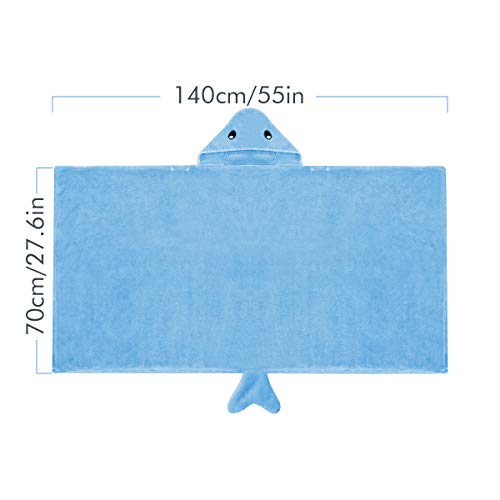 Romasa MI-US-11-05 Toddler Hooded Bath Towel Ultra Soft Towel Highly Absorbent Bathrobe Blanket For Boys Girls- 27.5 Inch X 55" thumb #1
