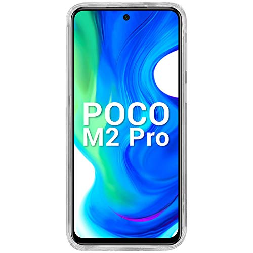 Image of Crystal Clear Case for Mi Redmi Note 9 Pro | Raised Bumps for Camera & Screen Protection | Clear Soft Silicone Back Cover for Mi Redmi Note 9 Pro / 9 Pro Max /Poco M2 Pro (TPU | Transparent)