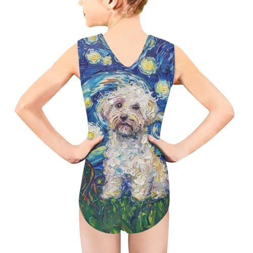 Image of Xpyiqun Bathing Suits for Girls 3-14 Kids Summer One Piece Swimwear Beach Sport Sleeveless Swimsuits Athletic