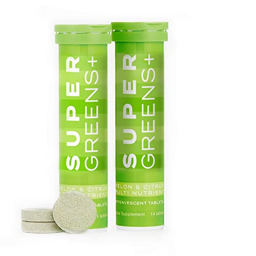 FutureYou Super Greens+ (28 Effervescent Tablets) Multi-Nutrient Greens Supplement for Energy, Immunity, Bones & Muscles. Multivitamin Tablets for Men & Women - Genuine FutureYou Cambridge Supplements