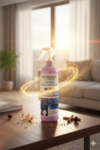 Image of Natural Room Freshener Lemongrass Mist - 500 ml I Plant-Based & Chemical-Free I Skin-Friendly Formula I Long-Lasting Fresh Aroma I Safe for Kids & Pets I Sustainable Home Freshener