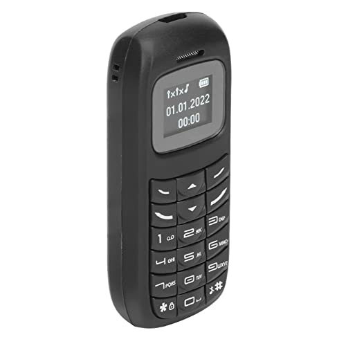 Airshi Téléphone Portable déverrouillé, écran de 0,66 Pouces, Son Clair, Double Carte SIM, Double Veille, Lecteur de Musique à Faible Rayonnement, Mini...