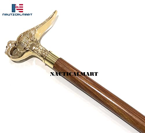 Designer Without Handle Only Walking Stick Cane 3 fold Beautiful Gift