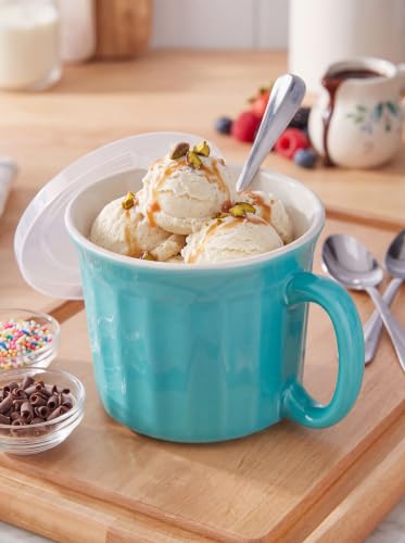 Farberware 16 oz Ceramic Soup Mug with Lid - image 6