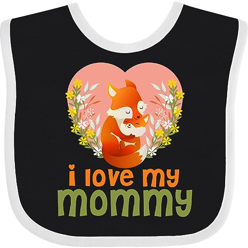 inktastic I Love My Mommy Baby Bib