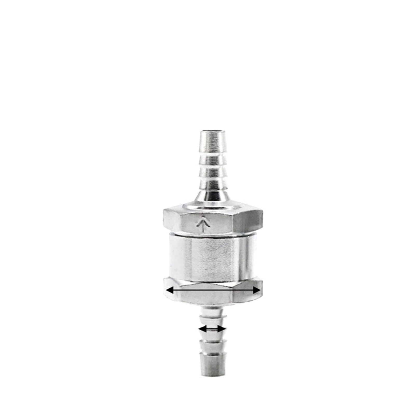Non Return Check Valve Backflow Prevention 6mm 8mm 10mm 12mm(6mm)