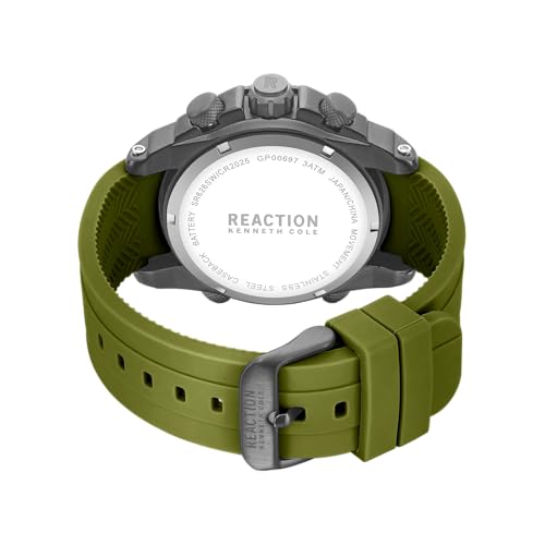 Image of Kenneth Cole Reaction Green Dial Men's Watch - KRWGP0069701