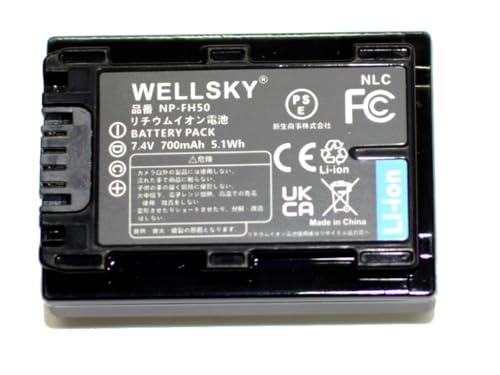 Amazon | NLC NP-FH50 互換バッテリー [ 純正充電器で充電可能 残量