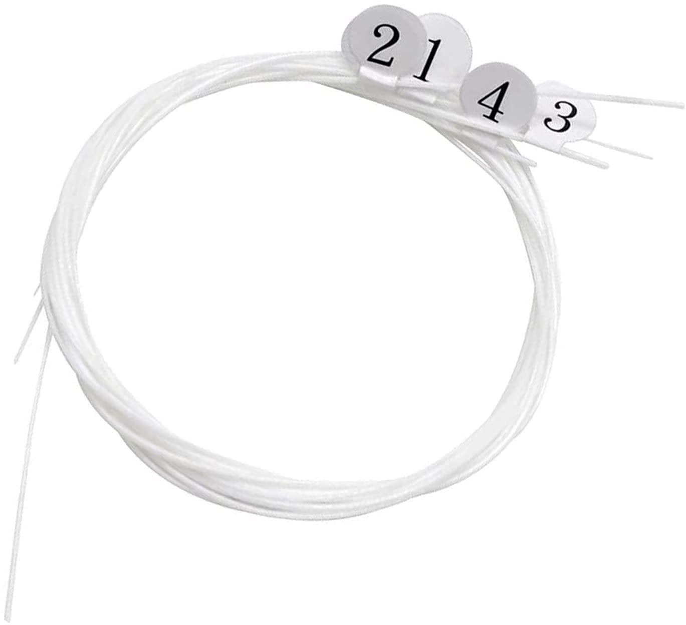 Ukulele String Set STR-UK01 Nylon Replacement Ukulele Strings True Tone Ukulele Strings for Soprano, Concert, Tenor,1-A,2-E,3-C,4-G-image-43