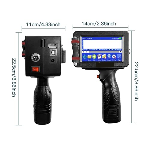 Imprimante portable QR code et date d'expiration multi-support en 24 langues - 5