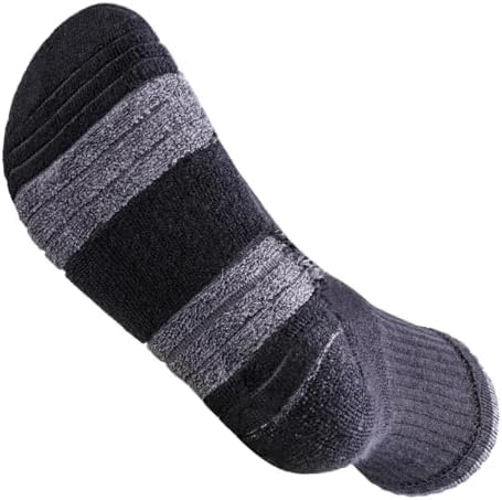 YUEDGE Womens Socks Moisture Wicking Cotton Cushioned Crew Socks For Women, Performance Gym Tennis Training Athletic Socks - Image 4