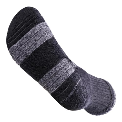 Image of YUEDGE Womens Socks Moisture Wicking Cotton Cushioned Crew Socks For Women, Performance Gym Tennis Training Athletic Socks