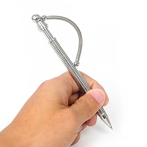Think Ink Pen, Maelu Finger Fidget Pencil Toys for Anxiety, Boredom, ADD, ADHD, Stress Relief (One)