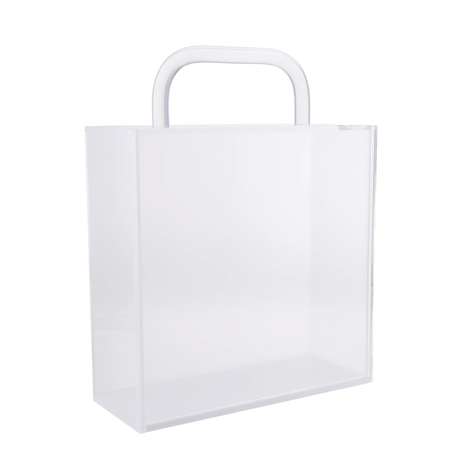 Sac à main en acrylique fini les pochettes froissées en mariage et soirée