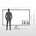 ESMART Expert X-Type Ultralightweight Stativ-Leinwand [Größenauswahl] 221 x 125 cm (100") 16:9 | Heimkino Beamer LCD LED | Schneller Aufbau | Vormontiertes Stativ | Tragetasche