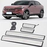 OLIKE for Honda Vezel 2022 2023 2024 Fashion Style Led Door Sill Scuff Plate Guard Sills Protector Trim