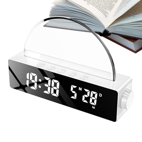 Despertador para niños con luz del amanecer, despertador digital, alarma para dormitorio, máquinas sonoras, multicolor