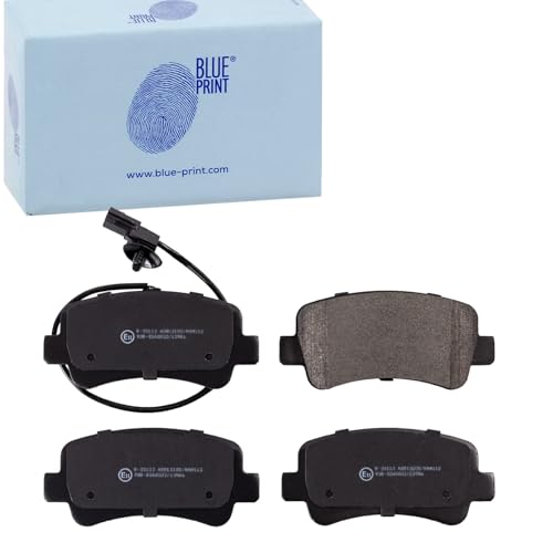 BLUE PRINT Kit pastiglie freni Posteriore Con contatto segnalazione usura ADN142154