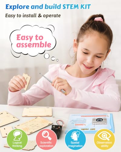 Poraxy Science Kits for Kids Age 8-12 12-14, STEM Kits 8-10, Build Your Own FM Radio Kit, Electronic DIY Experiment Engineering Building Project, Toys Gifts for Teen Boys Girls 9 11 13 15 16+ - Image 5