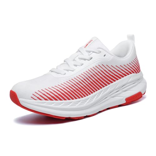 Image of GSLMOLN Women's Non-Slip Fashion Walking Shoes Breathable Mesh Tennis Gym Sneakers