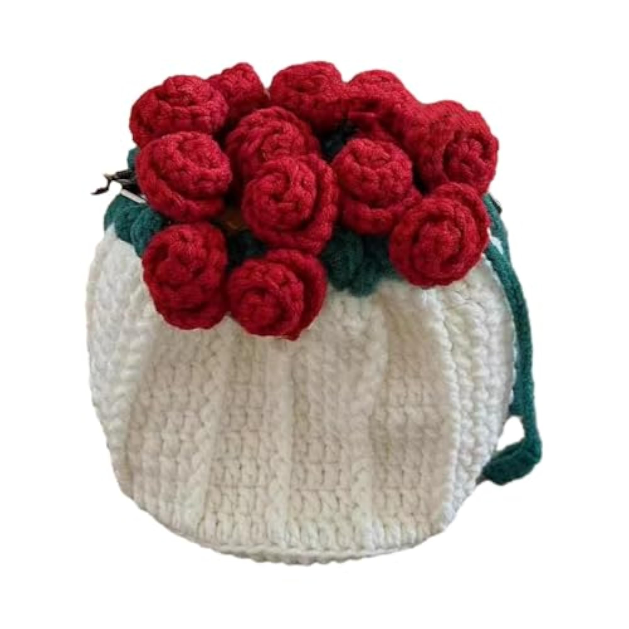 Stylish Completed Crochet Shoulder Bag, Holiday Pouch