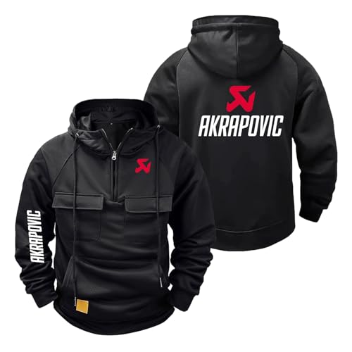 FBWZSAG Felpe con Cappuccio Semplici da Uomo per A.k.ra.p.o.VI.c Abbigliamento Sportivo A Maniche Lunghe Abbigliamento Esterno da Allenamento Felpa con Cappuccio -HeiS||M