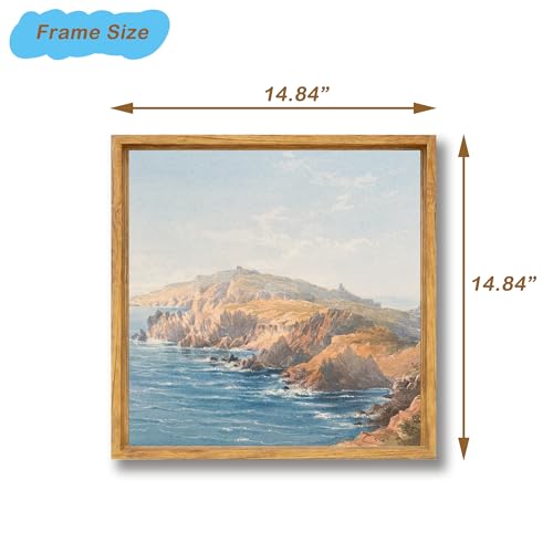Image of Canvas Frames for 14 inchx14 inchPaintings with 0.6 inch~0.9 inch Deep Walnut