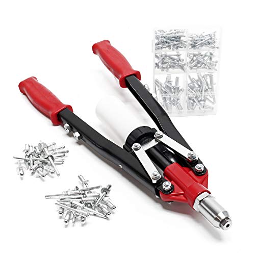 Pince à rivet aveugle Pince à levier 150 pièces Aluminium Rivets borgnes