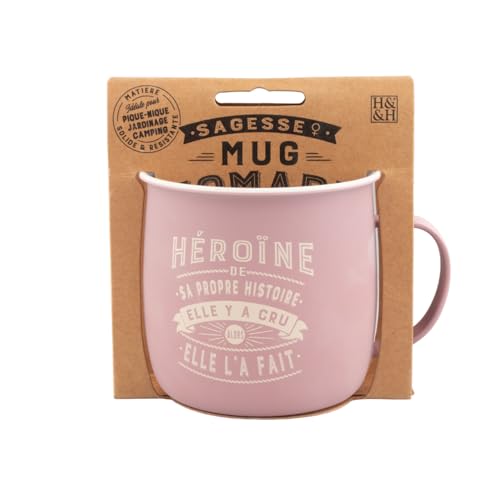 MUG NOMADE - Mug à thé et café personnalisé Héroïne - cadeau pour Femme
