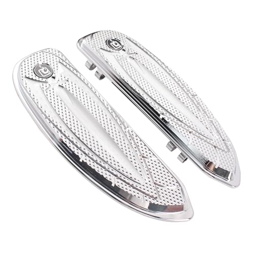 Repose-Pieds Avant de Remplacement Antidérapant Aluminium pour Moto Harley FLD Dyna 2012-2016