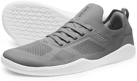 Men’s Barefoot Shoes Zero Drop Running Minimalist Gym Shoes for Men Deadlift Cross Training Sneakers