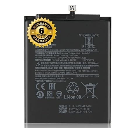 THE BATTERY STORE® Original BM4F Battery for Xiaomi A3 Battery with 6 ...