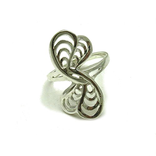 Bague en argent massif 925 R001282, éclat durable et finesse artisanale pour femme