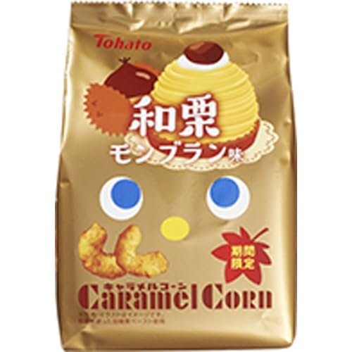 東ハト キャラメルコーン 和栗モンブラン味 62g×12袋のサムネイル