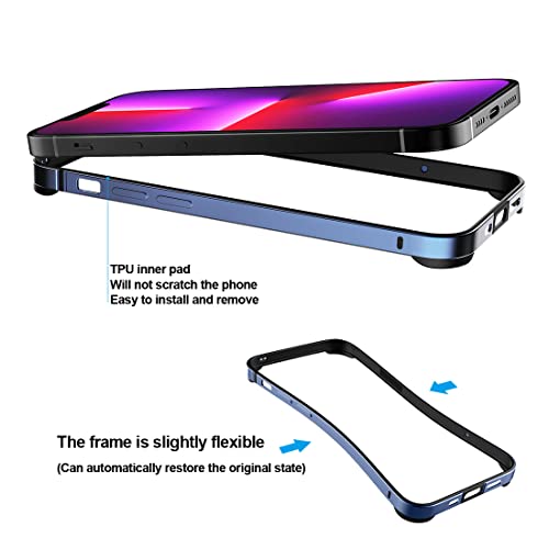 Coque antichoc iPhone 13 Pro Max métal mince sans interférence signal - 6