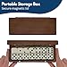 WE Games Double 6 Dominoes in Magnetic Wooden Travel Box, Dominoes Set for Adults, Ivory Color Double Six Domino, Classic Board Games, Tile Games