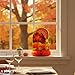 PMU Thanksgiving Honeycomb Decorations, 10in x 6in Turkey Table Centerpieces for Thanksgiving Party, Fall Harvest Themed Décor