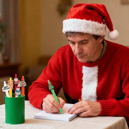 Bolígrafos Gel de Navidad para Escritura 6 Unidades miniatura 4