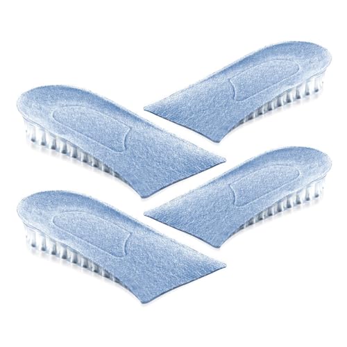 Plantillas elevadoras transparentes de silicona para hombre y mujer miniatura 1